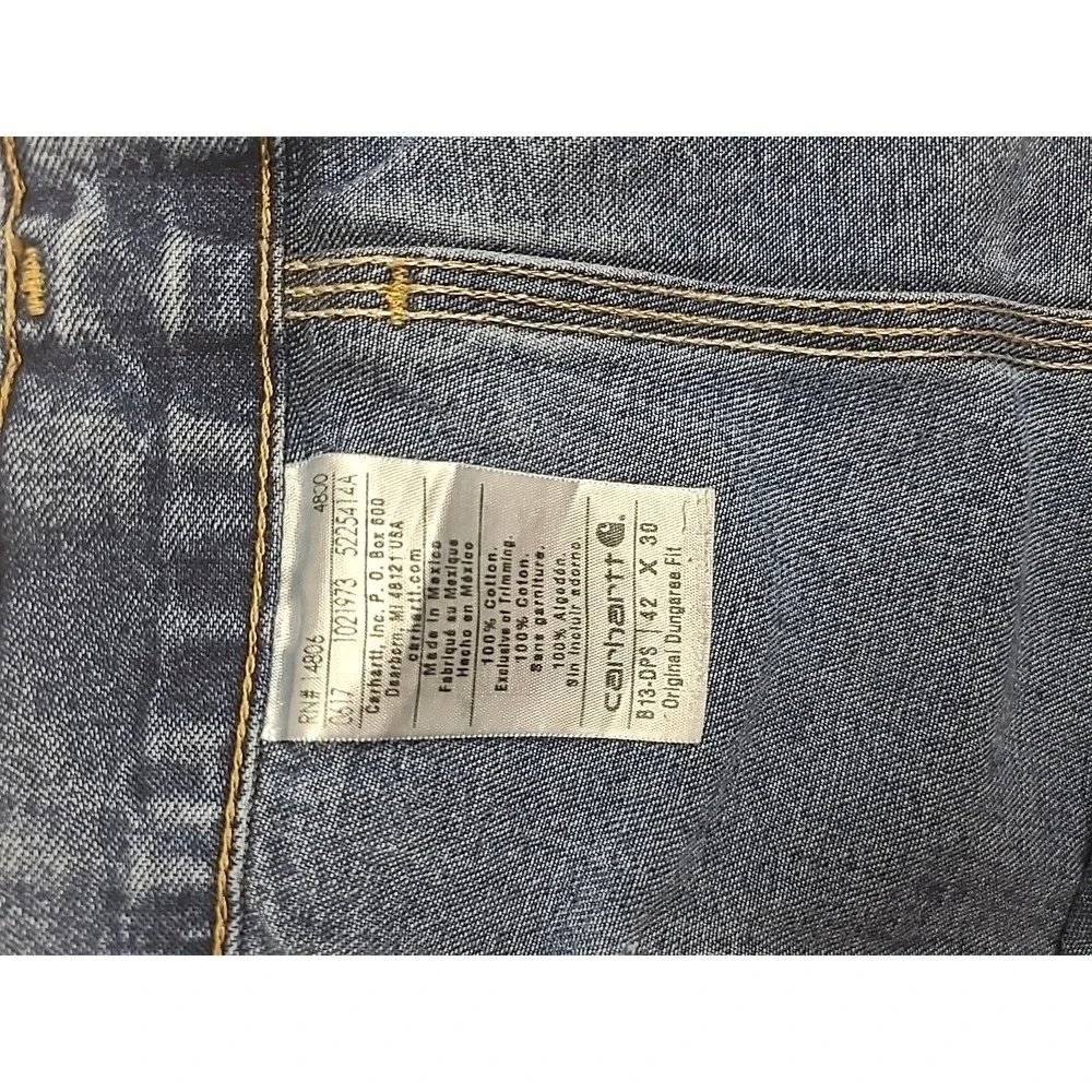 Carhartt Carpenter Jeans 42x30 Original Dungaree Fit  Workwear‎